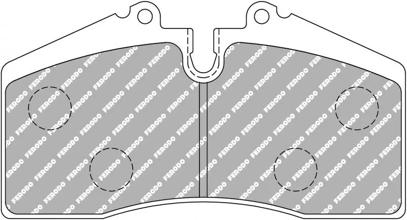 Ferodo Fcp560w Ds1-11 Rear Brake Pads Porsche 1