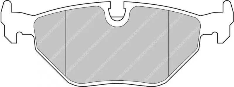 Ferodo Fcp578g Ds3-12 Brake Pads Bmw 1