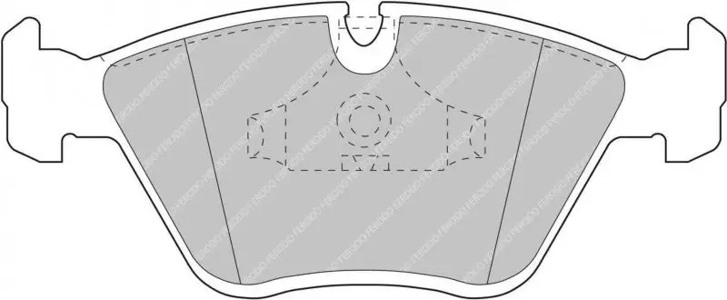 Ferodo Fcp779w Ds1-11 Brake Pads Bmw 1