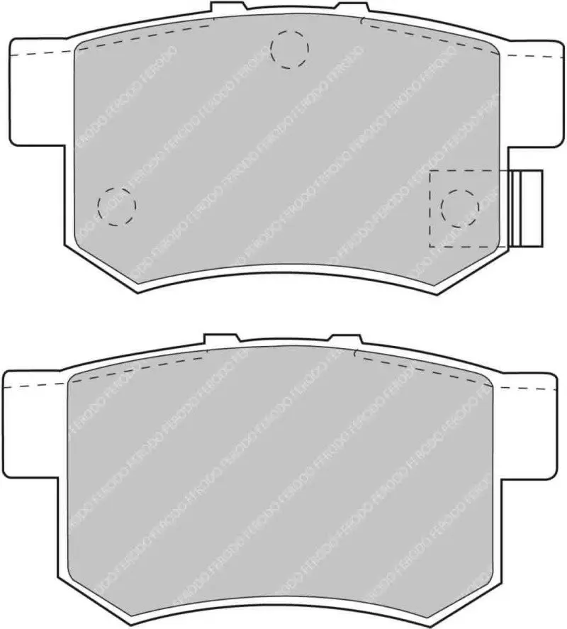 Ferodo Fcp956r Ds3000 Rear Brake Pads Honda/Acura 1