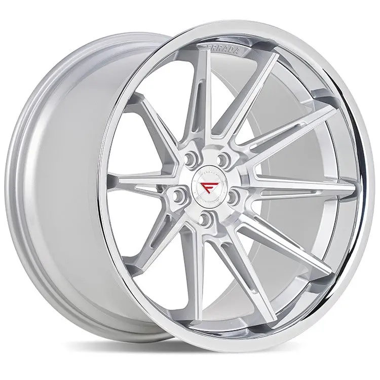 Ferrada Cm2 Machine Silver W/Chrome Lip 1
