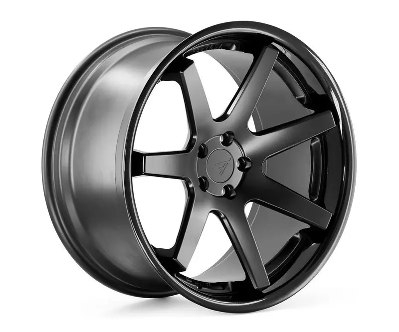 Ferrada Fr1 Matte Black W/ Gloss Black Lip 1