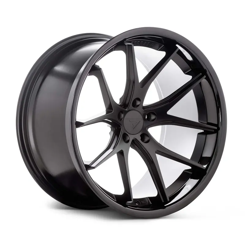Ferrada Fr2 Matte Black W/ Gloss Black Lip 1