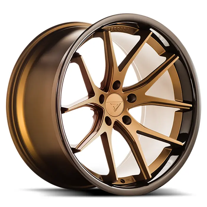 Ferrada Fr2 Matte Bronze W/ Gloss Black Lip 1