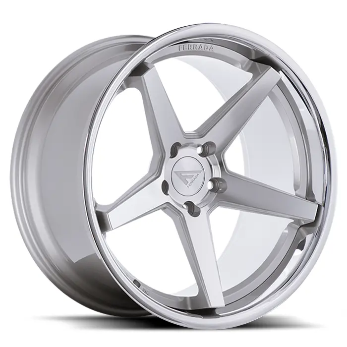 Ferrada Fr3 Machine Silver W/ Chrome Lip 1