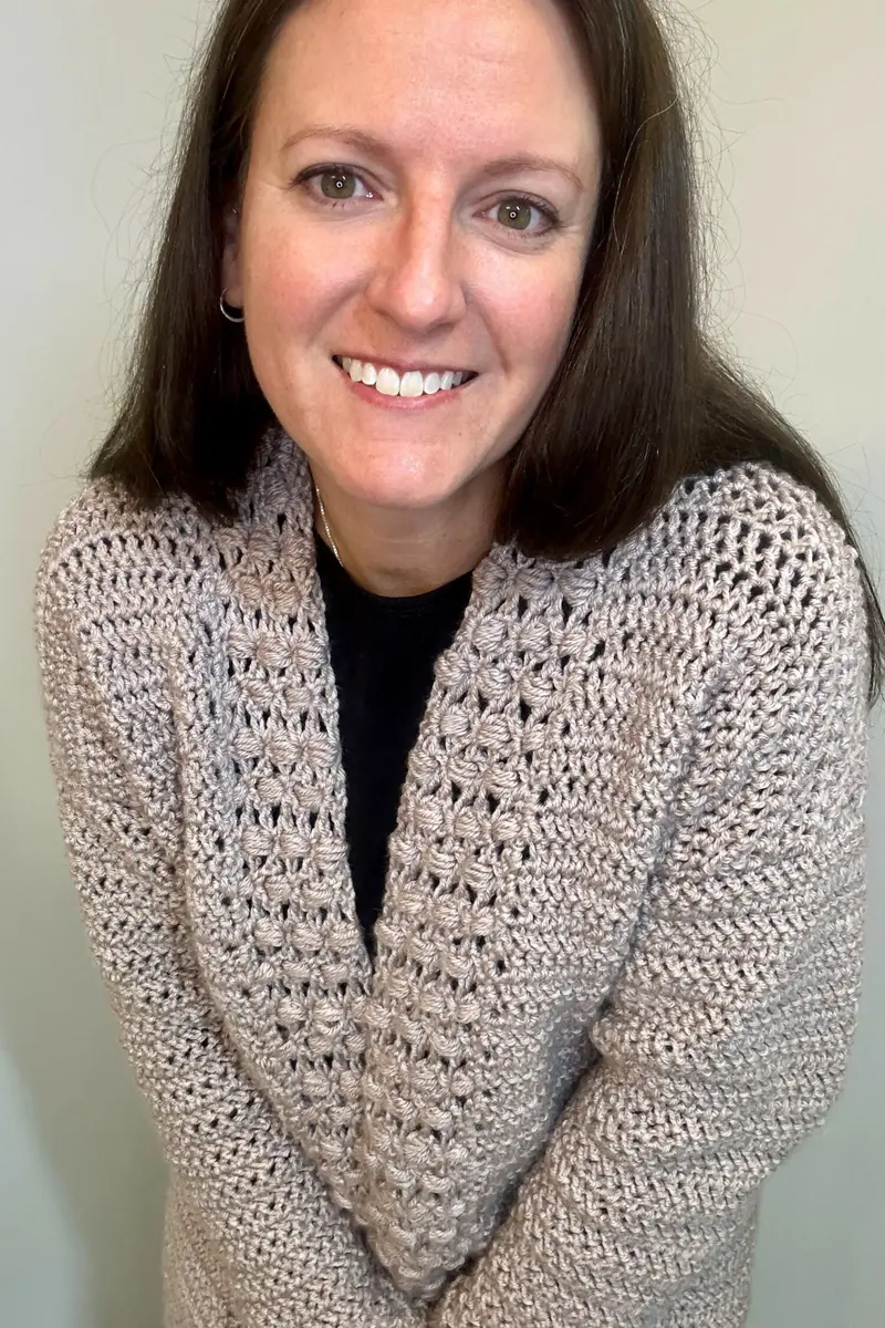 Fireside Cardigan (Crochet) 1
