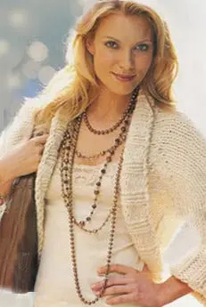 Fisherman Shrug Pattern (Knit) 1