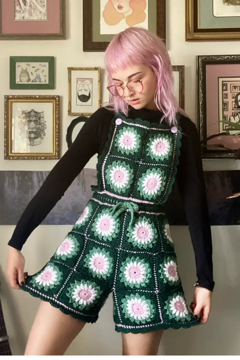 Floweralls (Crochet) 2