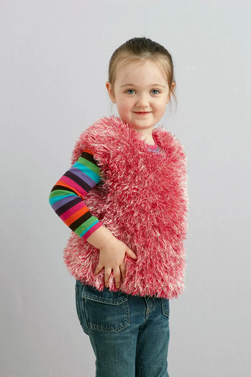 Fluffy Pink Top Pattern (Knit) 1