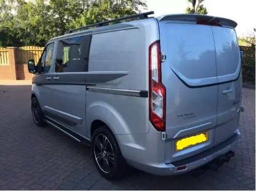 Ford Transit Custom Twin Rear Spoiler Pu Plastic Great Fit & Quality 2013 - 2020 1