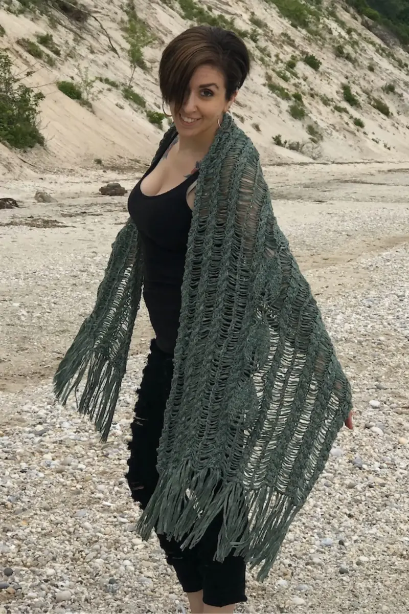 Forest Hills Wrap (Knit) 1