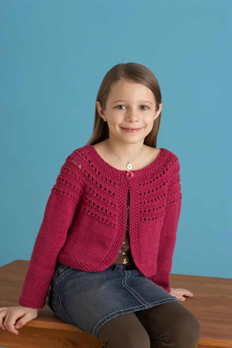 Fresh Picked Color 3 4 Sleeve Cardigan Pattern (Knit) - Version 1 1