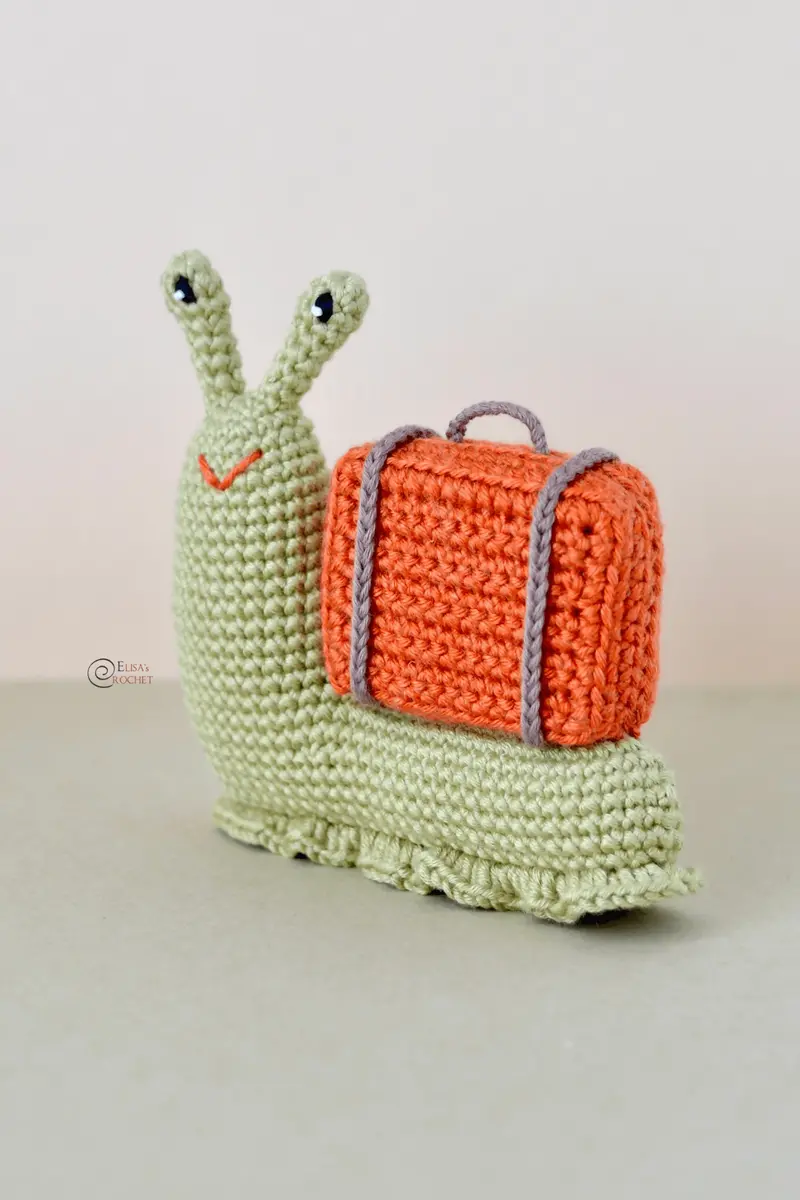 Gale The Traveller Snail (Crochet) 2