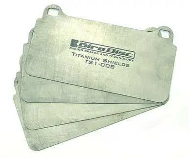 Girodisc Titanium Pad Shields For 1575 Shape 1