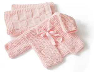 Glamour Babys First Cardigan Pattern (Knit) 1