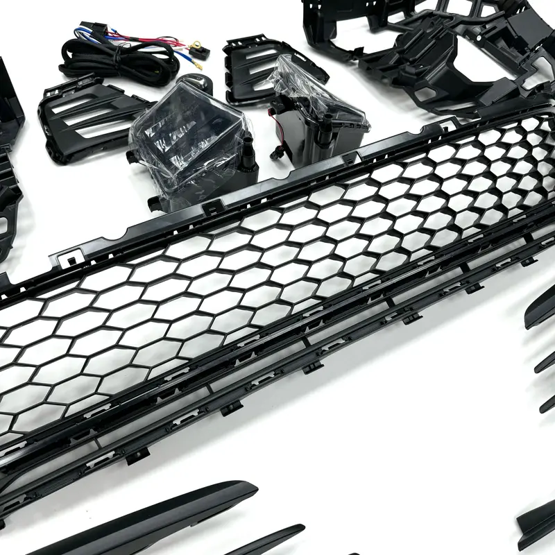 Golf Mk7.5 Gti Lower Grilles, Led Drl Fog Lamps, Covers & Wiring Complete Kit 2