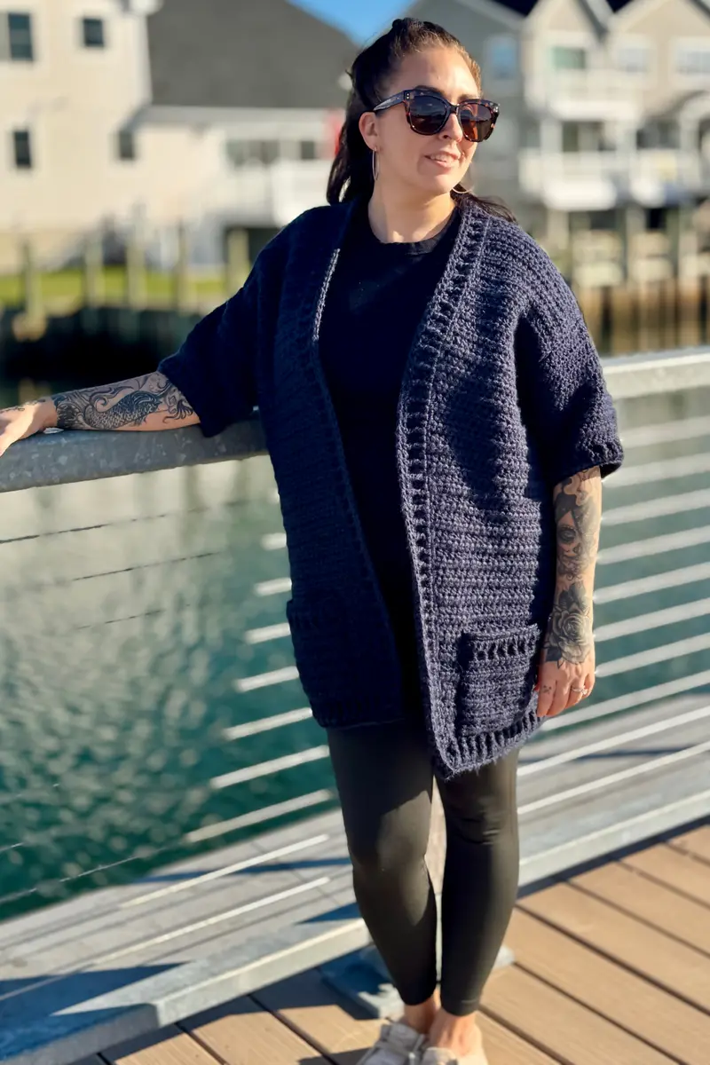 Goose Island Cardigan (Crochet) 2