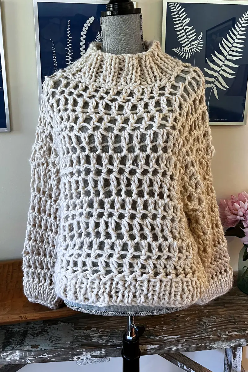 Grab And Go Sweater (Knit + Crochet) 1