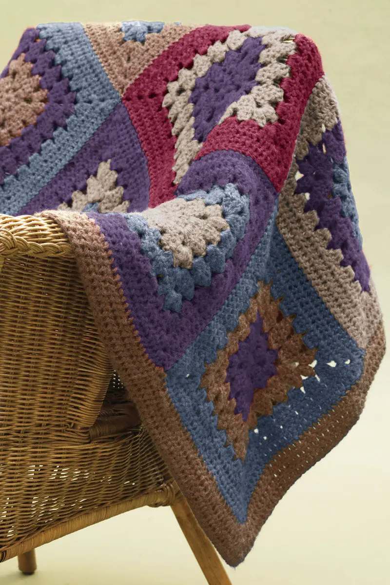 Granny Throw Pattern (Crochet) - Version 1 1