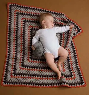 Happy Baby Blanket Pattern (Crochet) - Version 2 1