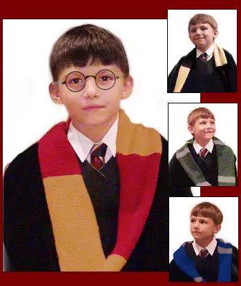 Harry Potter Wizard Scarf Pattern (Crochet) 1
