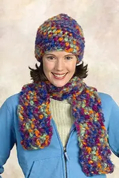 Hat And Scarf Pattern (Crochet) 1