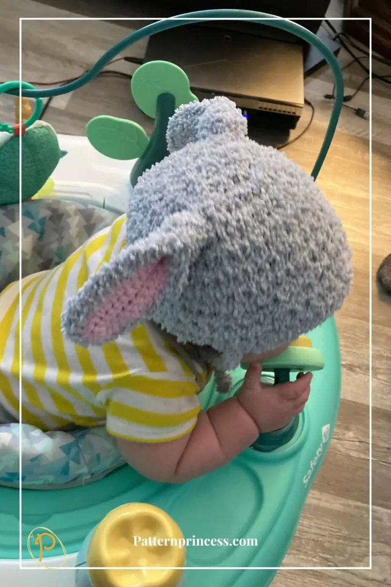Hat Pattern With Bunny Ears (Crochet) 1