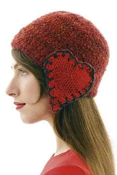 Hat With Heart Earflaps Pattern (Crochet) 1