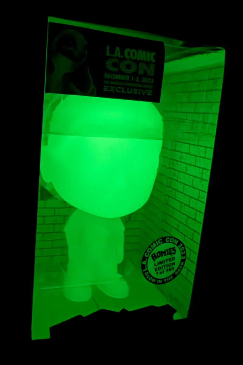 Homies Big Headz Series #3 Collectables Droopy Glow In The Dark 1