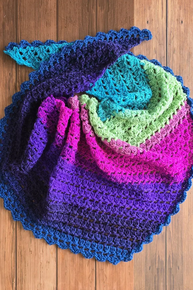 Hopscotch Scarf (Crochet) 1