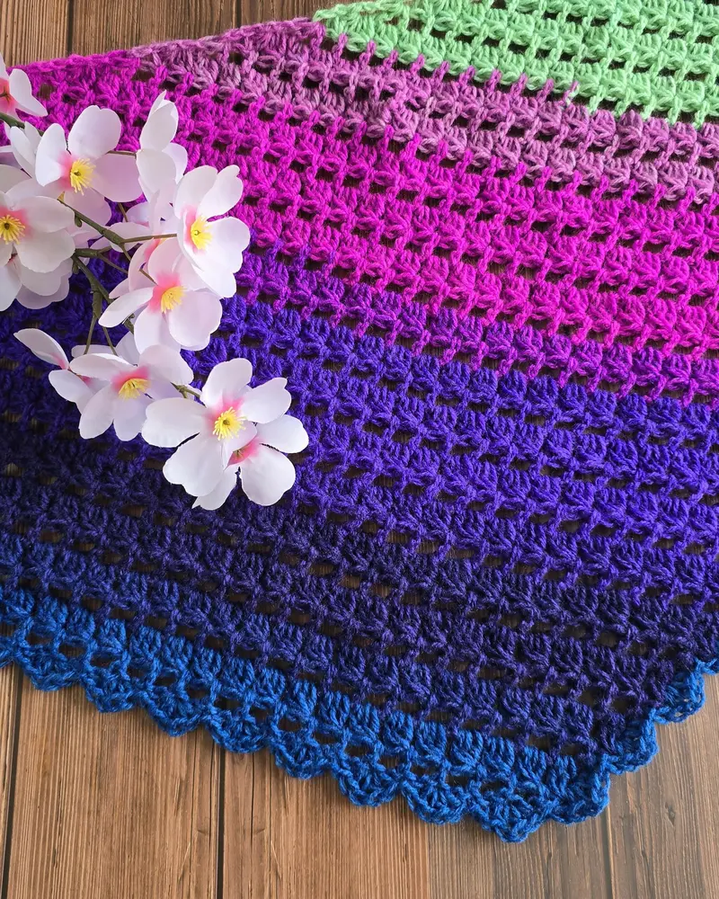 Hopscotch Scarf (Crochet) 2