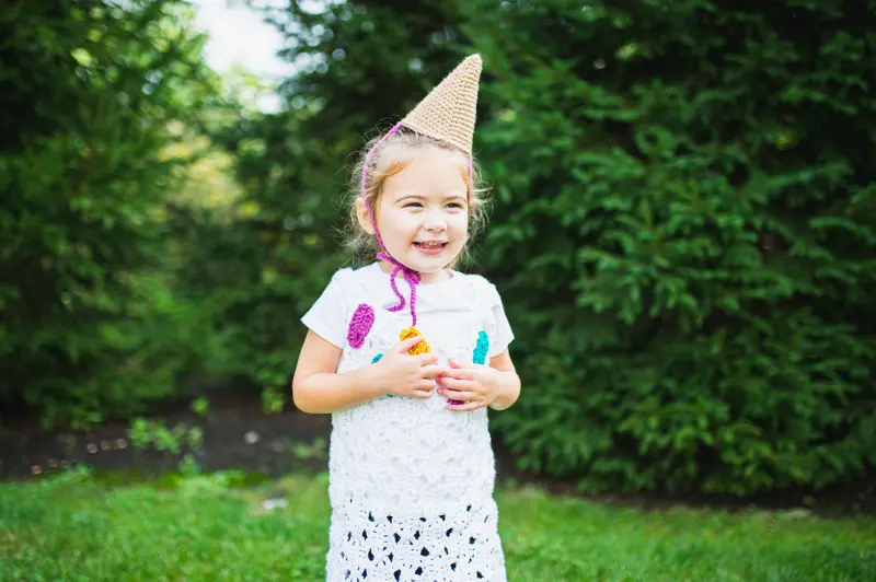 Ice Cream Cone Costume (Crochet) 1