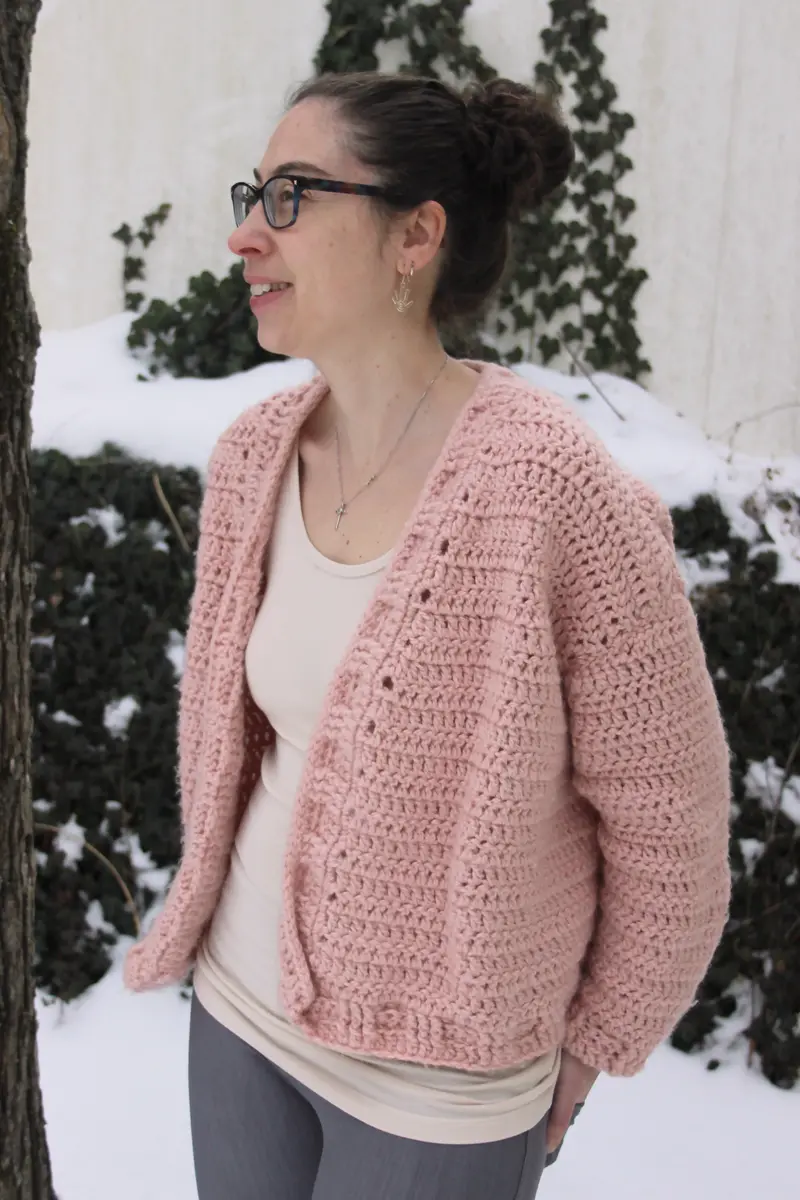 In A Jiffy Cardigan (Crochet) 1