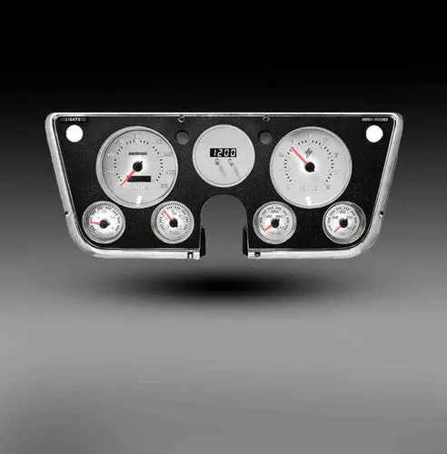 Intellitronix Led Analog Gauge Cluster Set Replacement With White Faceplate For 1967-1972 Chevrolet Truck 4