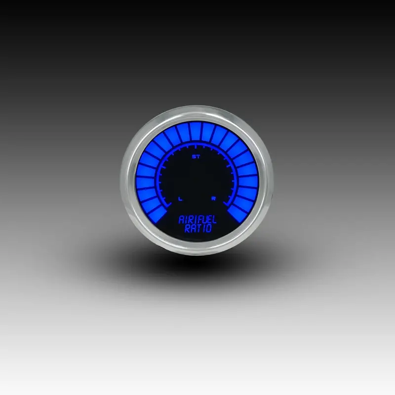 Intellitronix Led Digital Bargraph Air-Fuel Gauge - Black Faceplate With Chrome Bezel 2