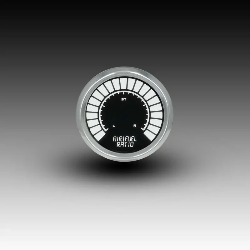 Intellitronix Led Digital Bargraph Air-Fuel Gauge - Black Faceplate With Chrome Bezel 3