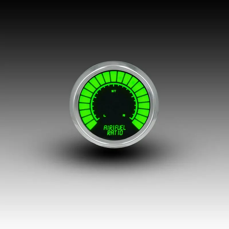 Intellitronix Led Digital Bargraph Air-Fuel Gauge - Black Faceplate With Chrome Bezel 4