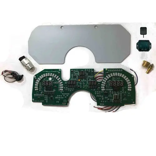 Intellitronix Led Digital Gauge Cluster Set With Black Faceplate For 1982-1990 Chevrolet Camaro 2