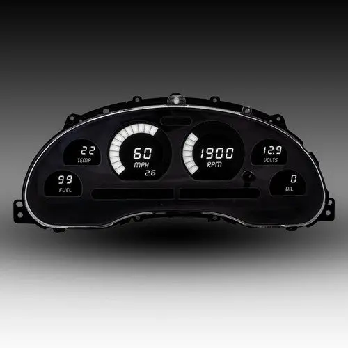 Intellitronix Led Digital Gauge Cluster Set With Black Faceplate For 1994-2004 Ford Mustang 4