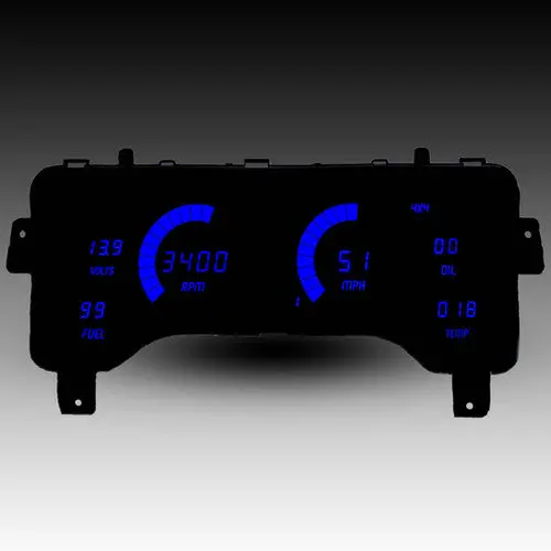 Intellitronix Led Digital Gauge Cluster Set With Black Faceplate For 97-2006 Jeep Tj 5