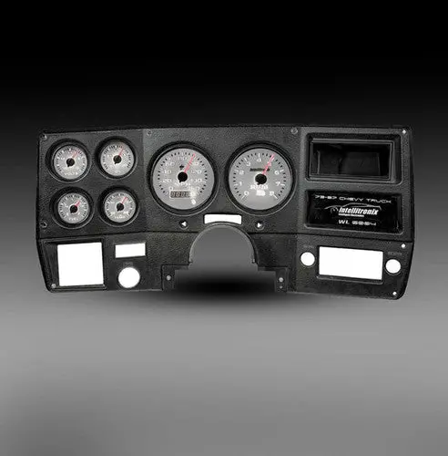 Intellitronix Orange Led Analog Gauge Cluster Set Replacement With White Faceplate For 1973-1987 Chevrolet Truck 4