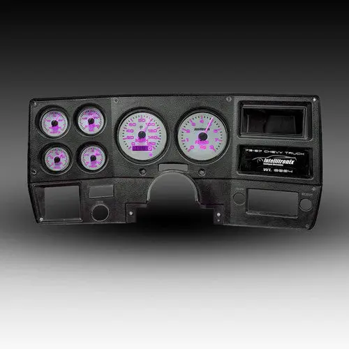 Intellitronix Orange Led Analog Gauge Cluster Set Replacement With White Faceplate For 1973-1987 Chevrolet Truck 5
