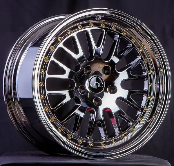 Jnc 001 Chrome W/ Gold Rivets 1