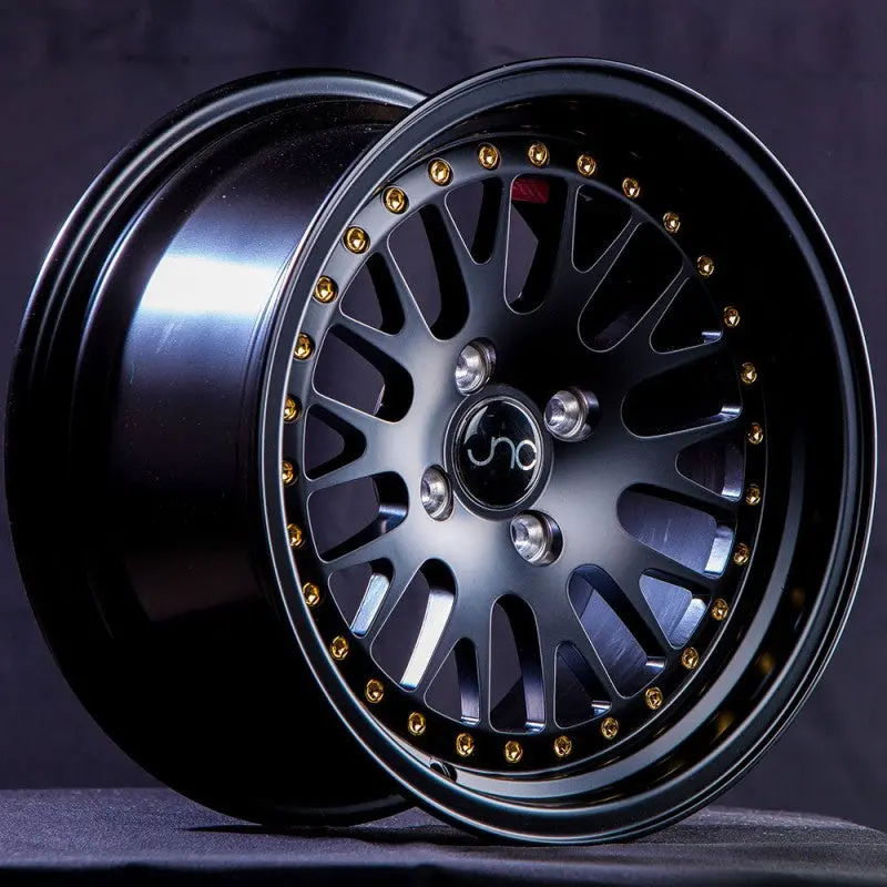 Jnc 001 Matte Black W/ Gold Rivets 1