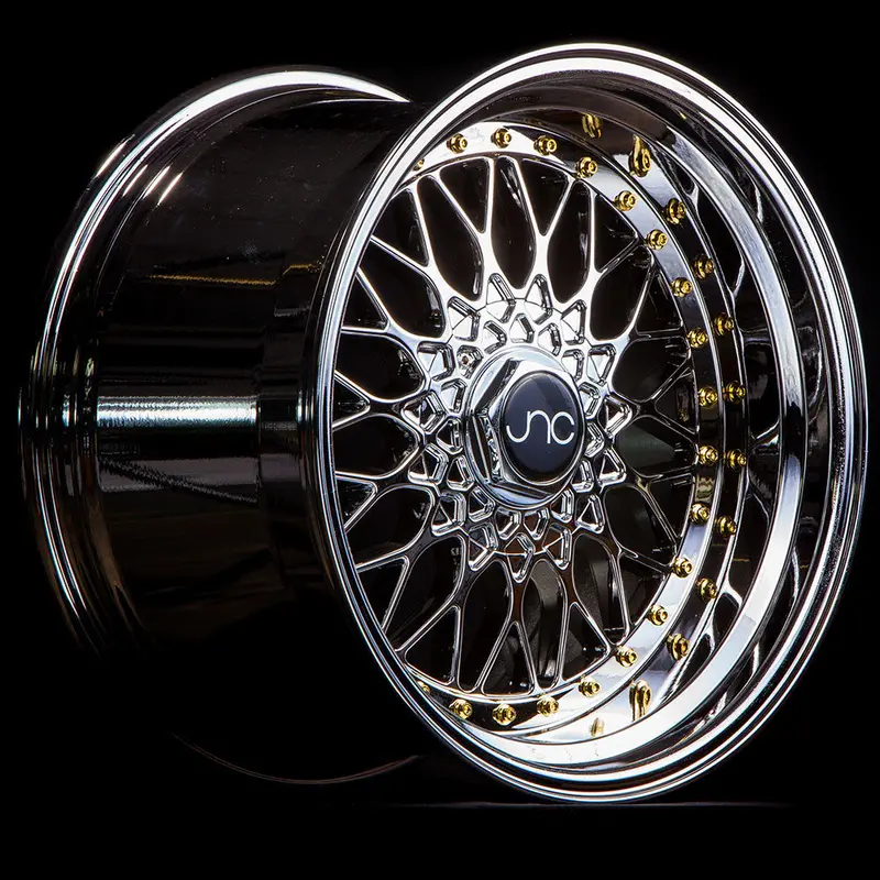Jnc 004 Chrome W/ Gold Rivets 1