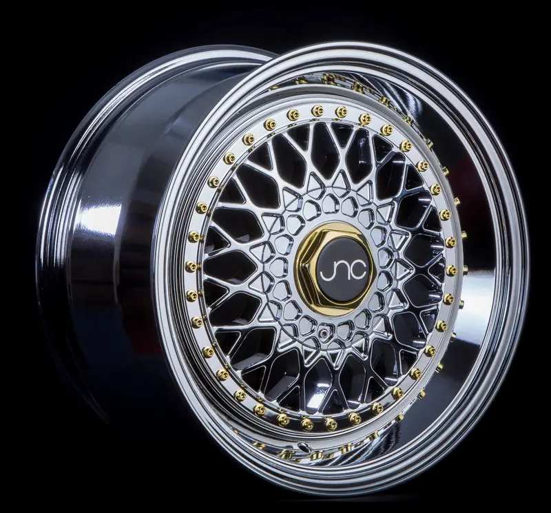 Jnc 004 Hyper Black W/ Gold Rivets 1