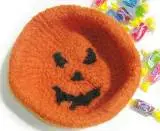 Jolly Jack O'lantern Felted Crochet Bowl 1