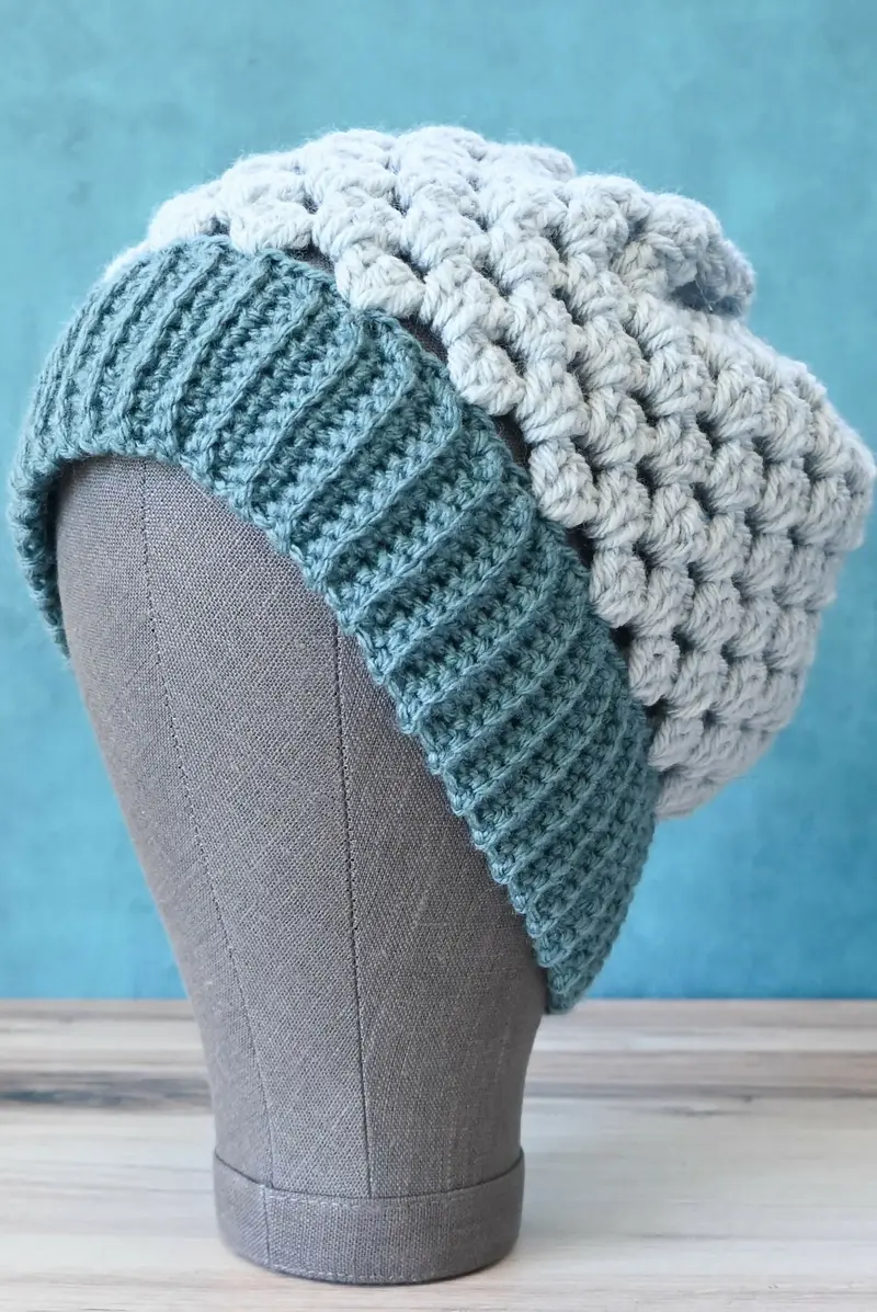 Julietta Bottom-Up Granny Stitch Slouch (Crochet) 1