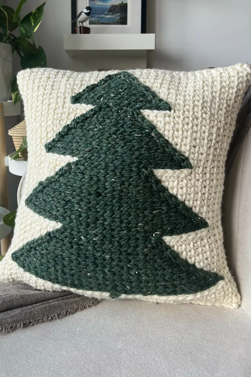 Juniper Pillow (Crochet) 1