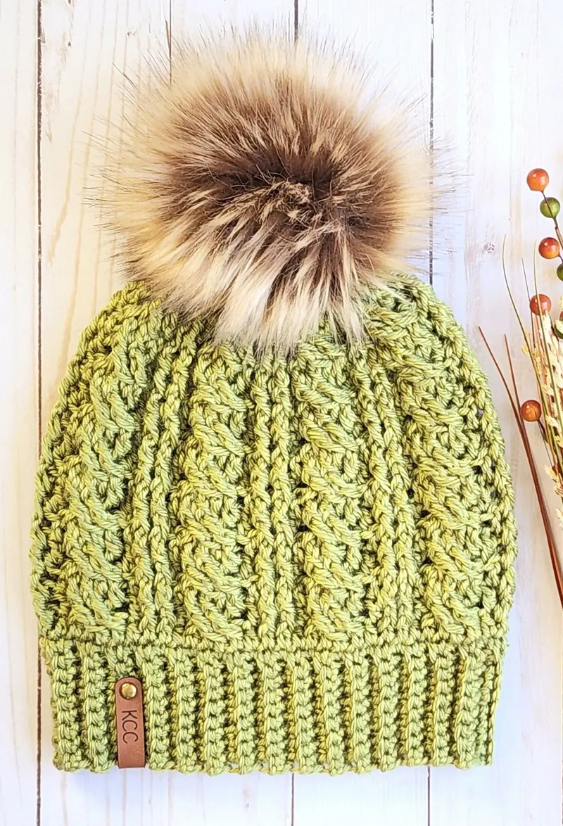 Karen Cable Beanie (Crochet) 1